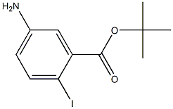 5-Amino-2-iodo-benzoic acid tert-butyl ester Struktur