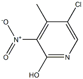 5-Chloro-4-methyl-3-nitro-pyridin-2-ol Struktur