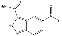 5-Nitro-2H-indazole-3-carboxylic acid amide Struktur