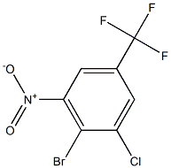 2-Bromo-1-chloro-3-nitro-5-trifluoromethyl-benzene Struktur