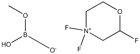 trifluoro(morpholino-4-iummethyl)borate Struktur