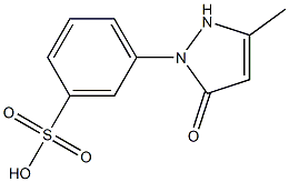 1:3 SULFO PHENYL 3-METHYL 5-PYRAZOLONE Struktur