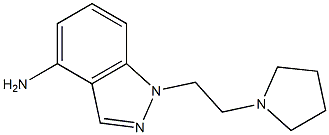 1-(2-PYRROLIDIN-1-YL-ETHYL)-1H-INDAZOL-4-YLAMINE Struktur