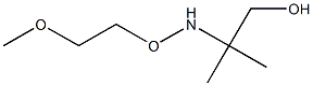 2-Methyl-2-(methoxy-ethoxy)amino-propan-1-ol Struktur