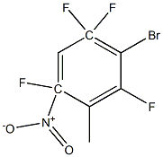 2-NITRO-4-FLUORO-5-BROMO TRIFLUOROTOLUENE Struktur