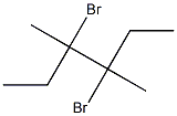 3,4-dibromo-3,4-dimethylhexane Struktur