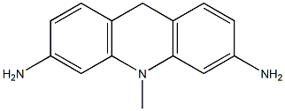 3,6-diamino-10-methyl-9,10-dihydroacridine Struktur