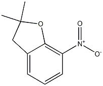 7-NITRO-2,2-DIMETHYL-2,3-DIHYDROBENZO-FURAN Struktur