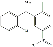 (2-chlorophenyl)(2-methyl-5-nitrophenyl)methanamine Struktur