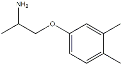 1-(3,4-dimethylphenoxy)propan-2-amine Struktur