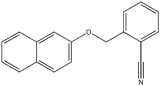 2-[(naphthalen-2-yloxy)methyl]benzonitrile Struktur