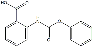 2-[(phenoxycarbonyl)amino]benzoic acid Struktur