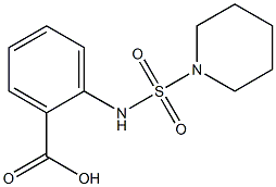 2-[(piperidine-1-sulfonyl)amino]benzoic acid Struktur