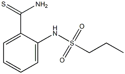 2-[(propylsulfonyl)amino]benzenecarbothioamide Struktur