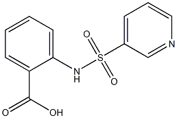 2-[(pyridin-3-ylsulfonyl)amino]benzoic acid Struktur