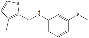 3-(methylsulfanyl)-N-[(3-methylthiophen-2-yl)methyl]aniline Struktur