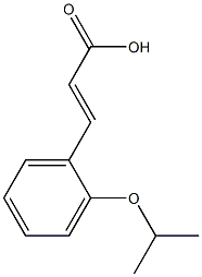 3-[2-(propan-2-yloxy)phenyl]prop-2-enoic acid Struktur