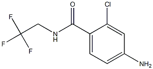 4-amino-2-chloro-N-(2,2,2-trifluoroethyl)benzamide Struktur