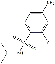 4-amino-2-chloro-N-(propan-2-yl)benzene-1-sulfonamide Struktur