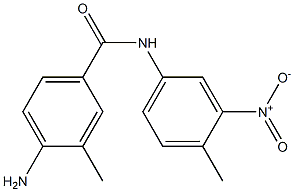 4-amino-3-methyl-N-(4-methyl-3-nitrophenyl)benzamide Struktur