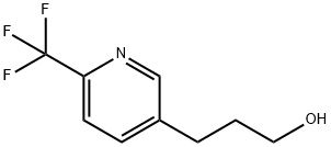 3-PYRIDINEPROPANOL, 6-(TRIFLUOROMETHYL)- Struktur