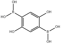 2,5-dihydroxy-1,4-benzenediboronicacid Struktur