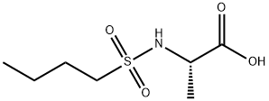 2-(butane-1-sulfonamido)propanoic acid Struktur