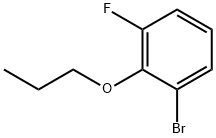 1-Bromo-3-fluoro-2-propoxy-benzene
 Struktur