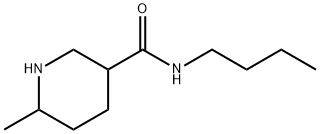 N-butyl-6-methylpiperidine-3-carboxamide Struktur