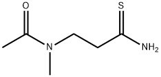 N-(2-carbamothioylethyl)-N-methylacetamide Struktur