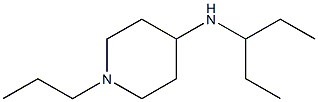 N-(pentan-3-yl)-1-propylpiperidin-4-amine Struktur