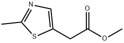 METHYL (2-METHYL-1,3-THIAZOL-5-YL)ACETATE Struktur