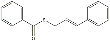 phenyl({[(2E)-3-phenylprop-2-en-1-yl]sulfanyl})methanone Struktur