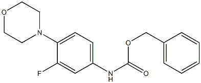 benzyl 3-fluoro-4-(4-morpholinyl)phenylcarbamate