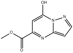 methyl 7-hydroxypyrazolo[1,5-a]pyrimidine-5-carboxylate Struktur