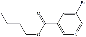 5-Bromo-nicotinic acid butyl ester Struktur