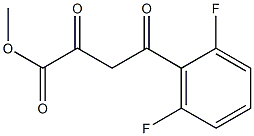 methyl 4-(2,6-difluorophenyl)-2,4-dioxobutanoate Struktur