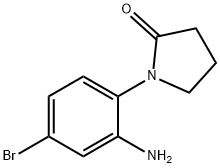 1-(2-amino-4-bromophenyl)pyrrolidin-2-one Struktur