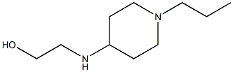 2-[(1-propylpiperidin-4-yl)amino]ethan-1-ol Struktur