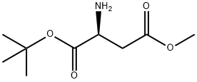 1-TERT-BUTYL 4-METHYL (2S)-2-AMINOBUTANEDIOATE Struktur