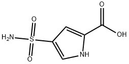 4-sulfamoyl-1H-pyrrole-2-carboxylic acid Struktur