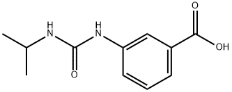 3-[(propan-2-ylcarbamoyl)amino]benzoic acid Struktur