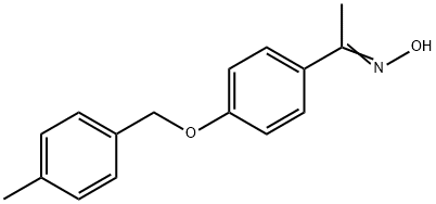 N-(1-{4-[(4-methylphenyl)methoxy]phenyl}ethylidene)hydroxylamine Struktur