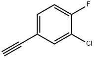 Benzene, 2-chloro-4-ethynyl-1-fluoro- Struktur