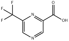 6-(trifluoromethyl)pyrazine-2-carboxylic acid Struktur