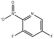 Pyridine, 3,5-difluoro-2-nitro- Struktur