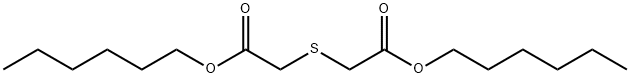 Dihexyl 2,2'-thiodiacetate Struktur