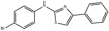 4-bromo-phenyl-(4-phenyl-thiazol-2-yl)-amine Struktur