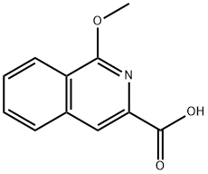 1-Methoxyisoquinoline-3-carboxylic acid Struktur