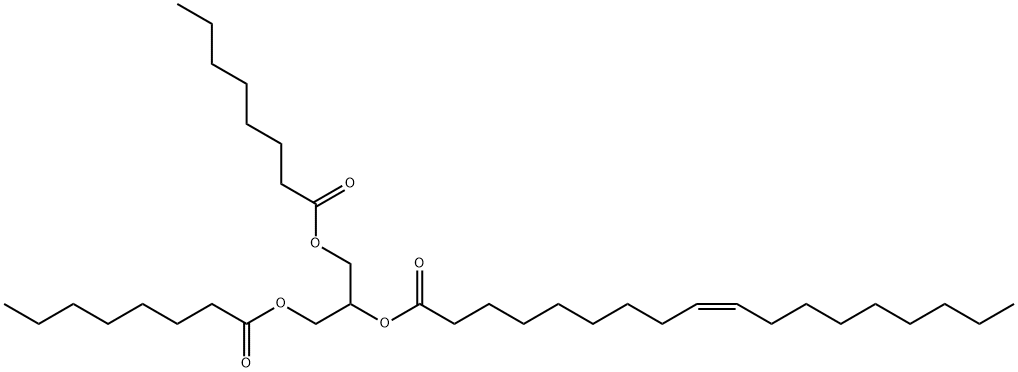 1,3-Dioctanoyl-2-Oleoyl-rac-glycerol Struktur